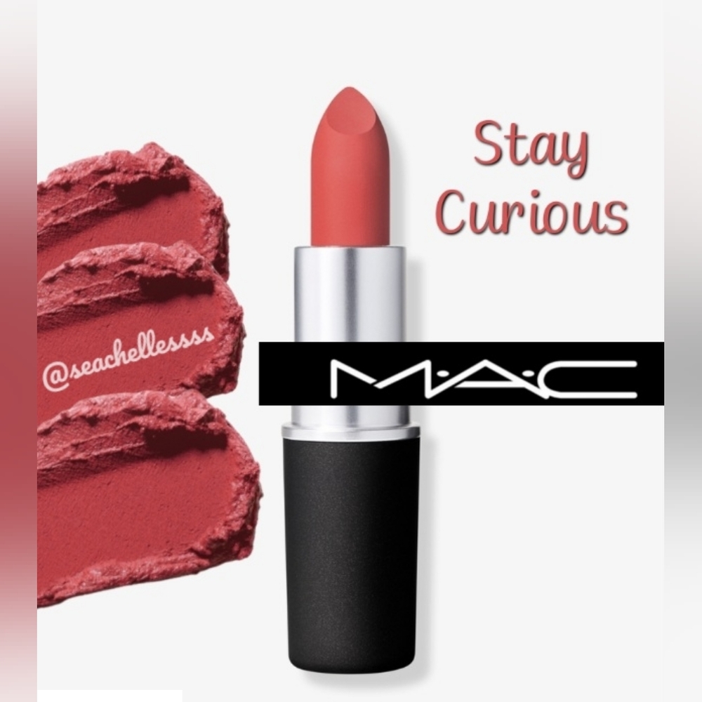 Mac Cosmetics Powder Kiss Lipstick | Stay Curious | Brand New | Authentic